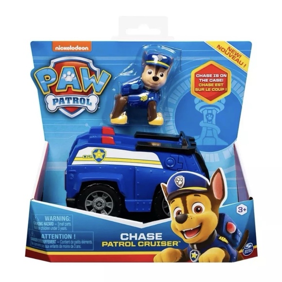 PAW Patrol Chase Patrol Cruiser Vehicle Toy with Collectible Figure Kids 3+ New - Picture 9 of 9